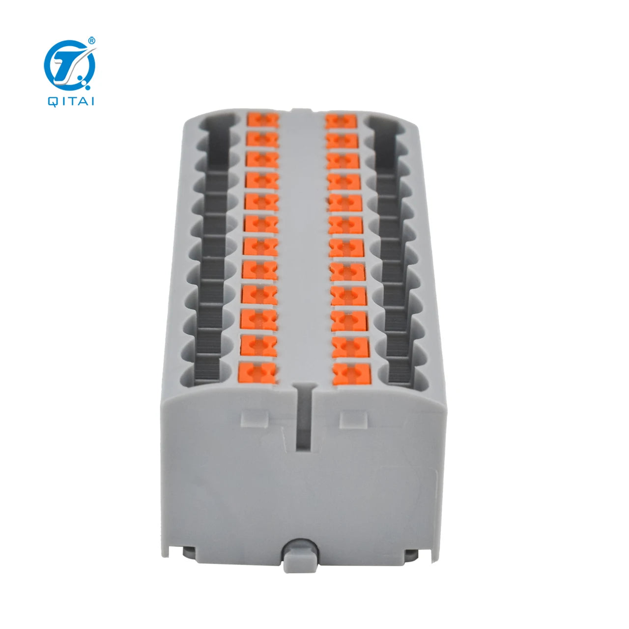 QPTFX-2.5 for 2.5mm²  Din Rail Push in Spring Quick Pluggable Wiring Wire Power Distribution Connectors PTFIX Terminal Blocks