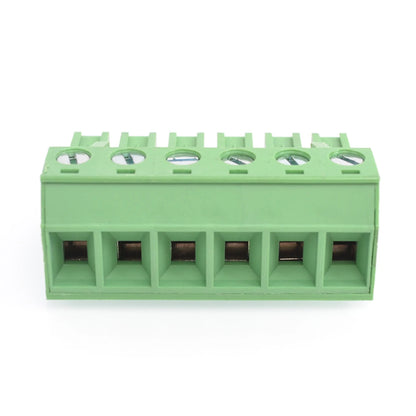 QPVH-762-6P 7.62mm Pitch 6P Female and Male Wire Connector Terminators PCB Screw Plug-in Terminal Block