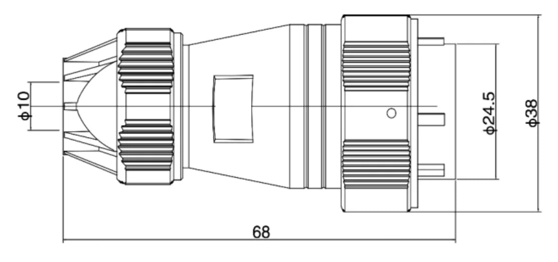 PTV 28-12A Industrial Waterproof Aviation Adapter Plug Electrical Connector 2-26P Multi Application Connector 7A