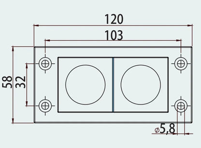 CES 16/2 Cable Entry Plate Cable Wall Pass-Through Cable Penetration Panel Cable Gland Frame Oem Cable Management Kits Box