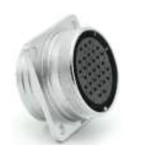P40F-32H  Square Backward Installed Socket H 40mm 250V Metal Circular Aviation Connector Waterproof 5/9/15/26/31/32 PIN