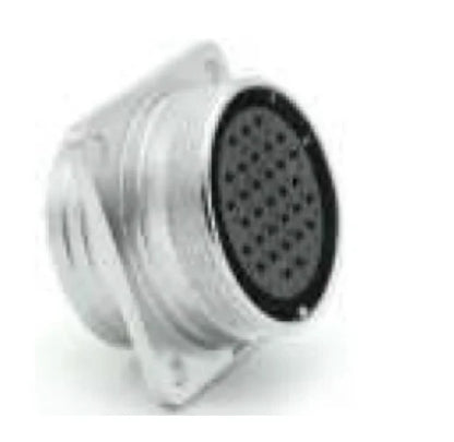 P40F-32H  Square Backward Installed Socket H 40mm 250V Metal Circular Aviation Connector Waterproof 5/9/15/26/31/32 PIN