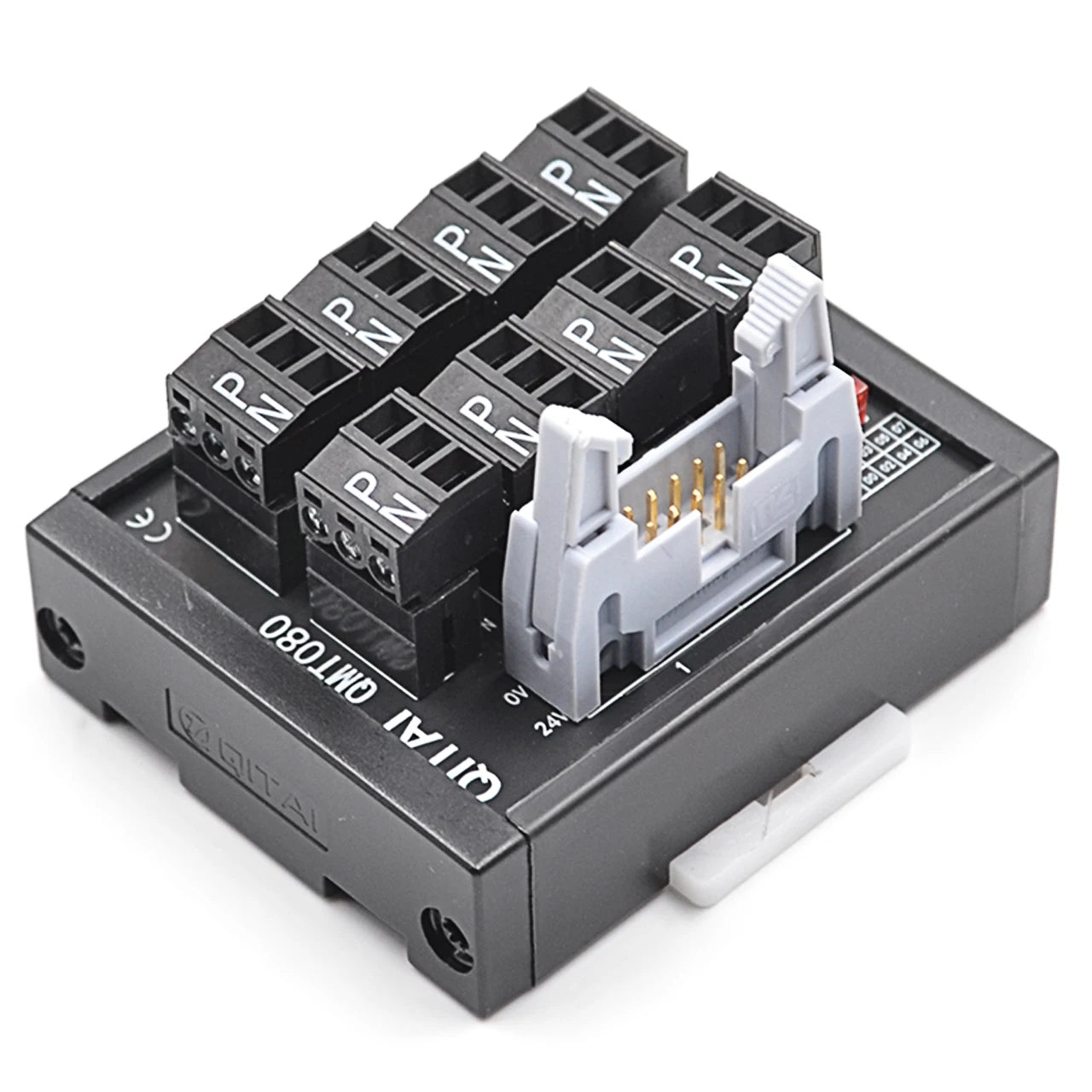 QMT080 High Efficiency 8 Bit Input Terminal Block DC24V 1A PLC Module Connect with LED Light