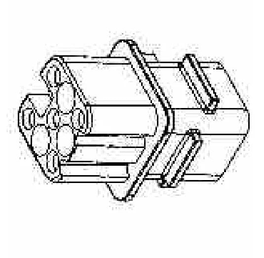 HD-008-FC Heavy Duty Connector Crimp Termination Screw Connectors Plug Female Connector for Heavy Duty Equipment
