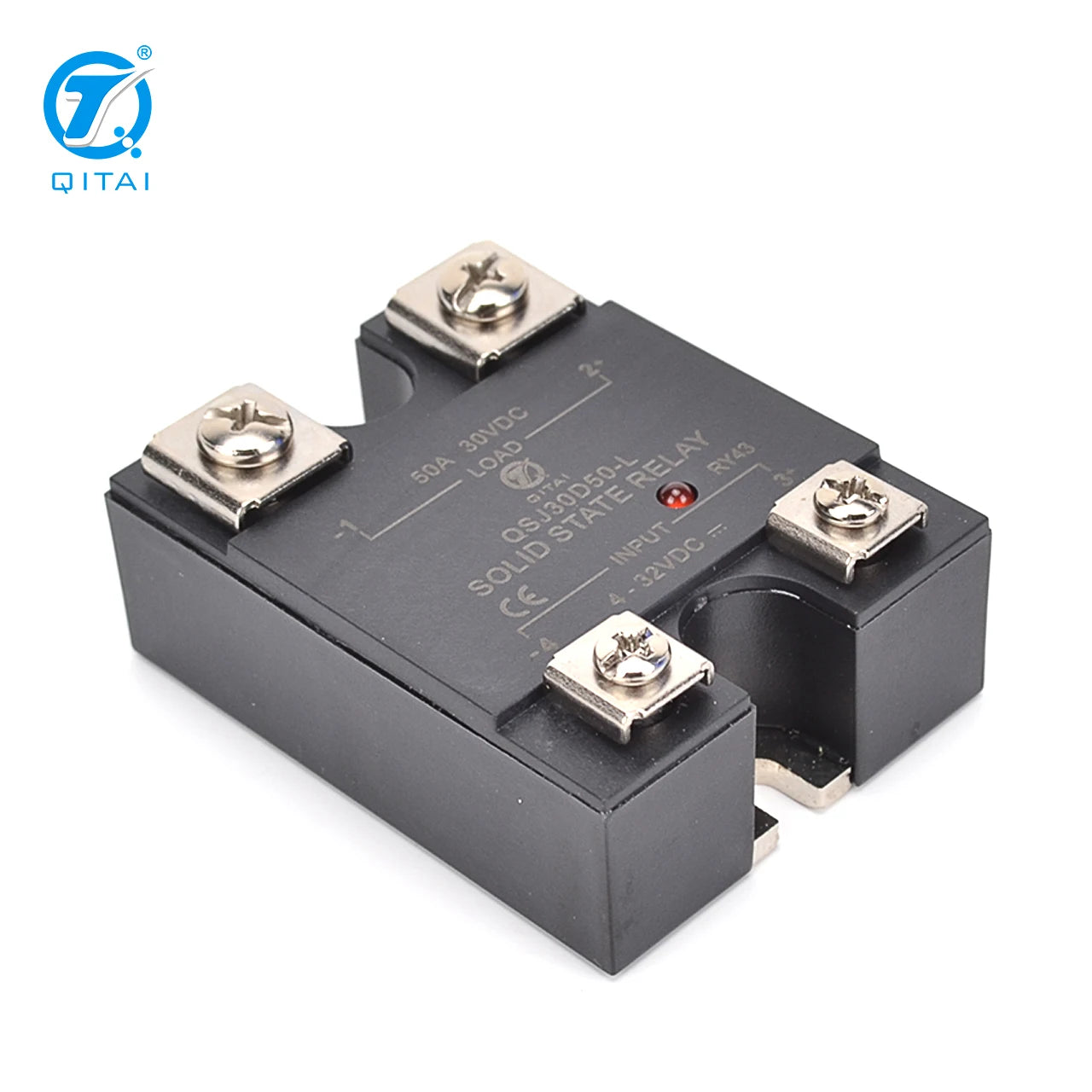 QSJ30D50-L 50A 30VDC SSR Single Phase Solid State Relay DC Control 4-32VDC