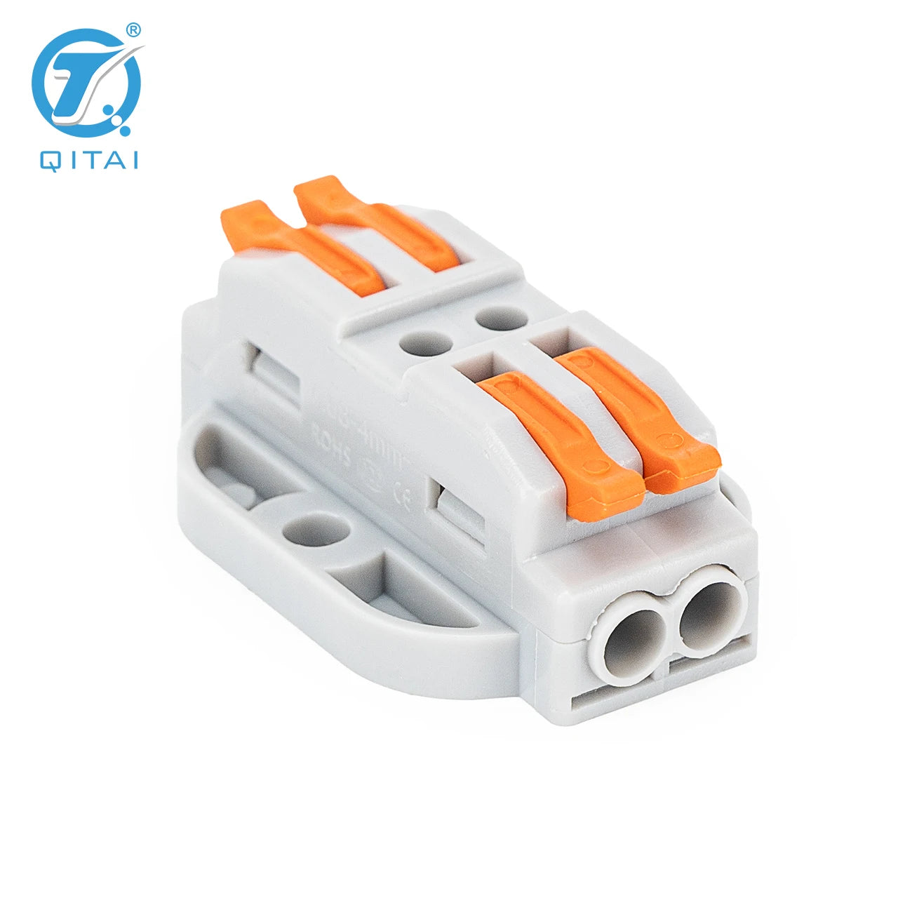 KV233-500T-2P 2P 250V 32ATerminals Wiring Quick Connector Quick-insert Push-type Terminal Blocks