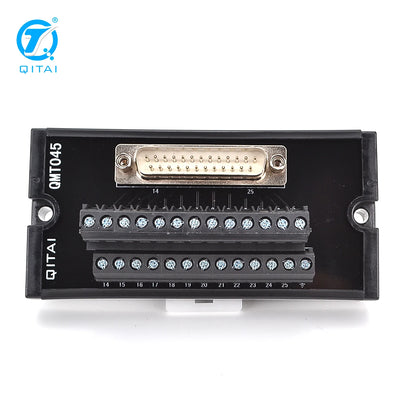 QMT045 Terminal Block Module Suitable for D-SUB Connector PLC Connect 25 PIN Male PLC Terminal Station