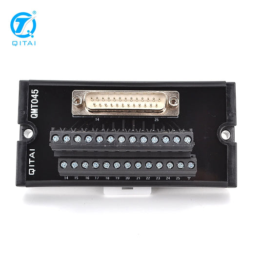 QMT045 Terminal Block Module Suitable for D-SUB Connector PLC Connect 25 PIN Male PLC Terminal Station