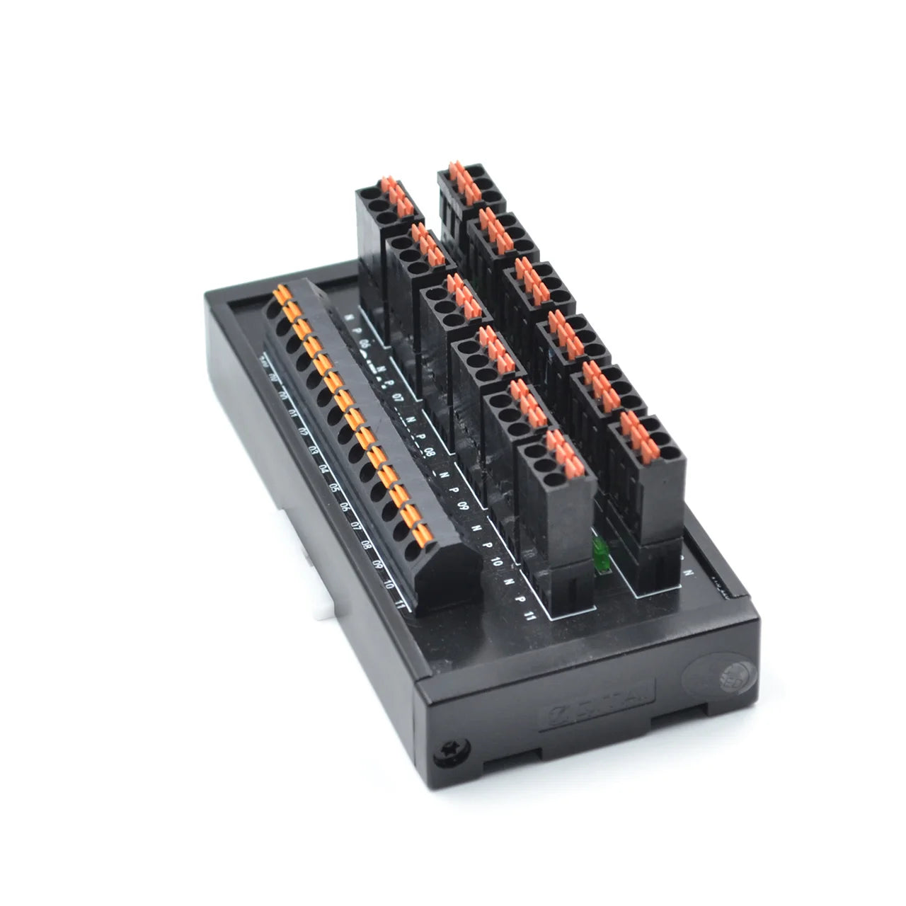 QMT08ESL-P  12 Bit Intput Spring Terminal Block DC24V 1A PLC Module Connect with LED Light Remote Control NPN/PNP