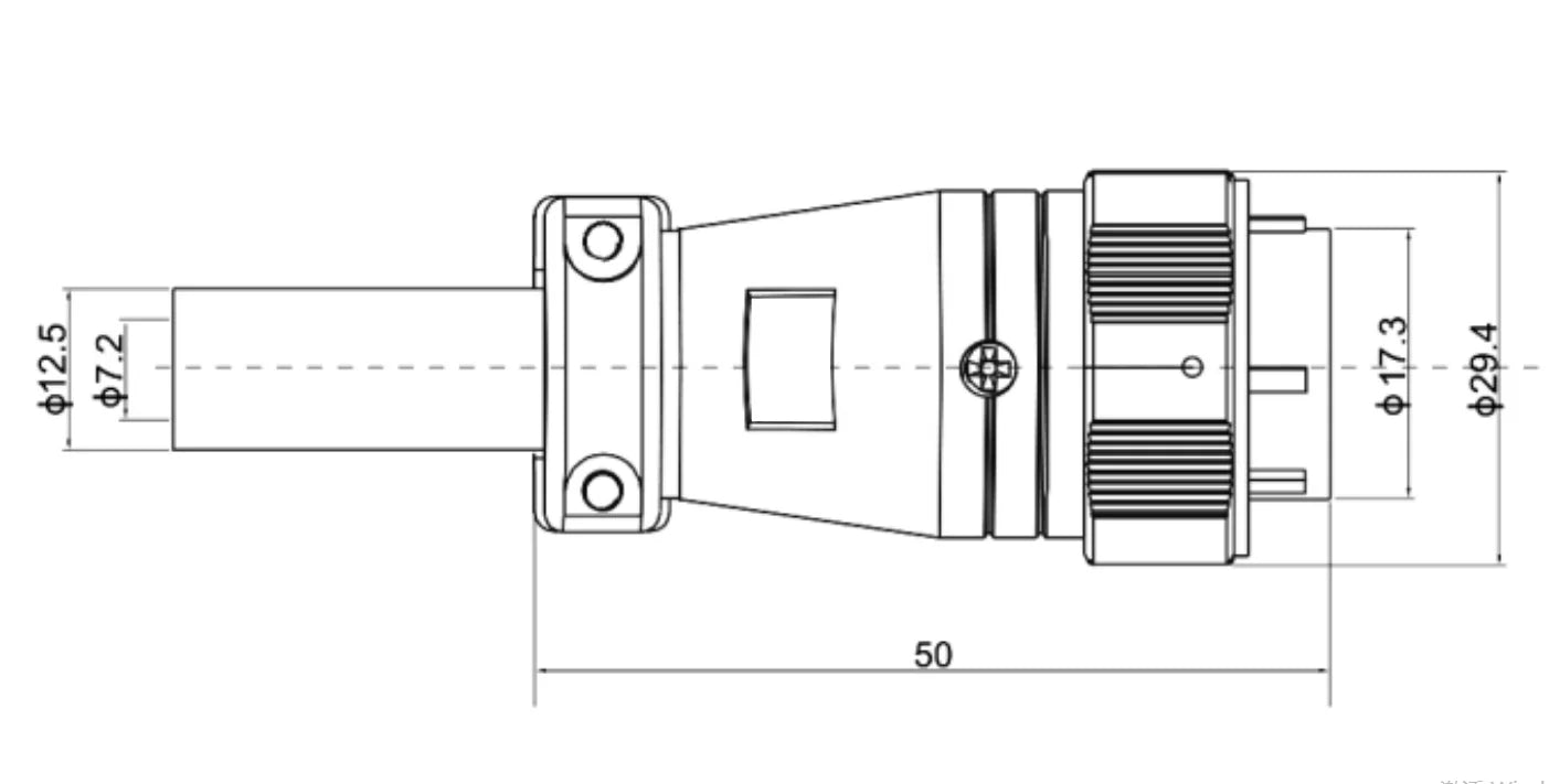 PT20-14A Waterproof Dustproof Industrial Plug Multicore Power Connector 2/3/4/5/6/7/8/9/10/12/14 Pin Flat Aviation Connector