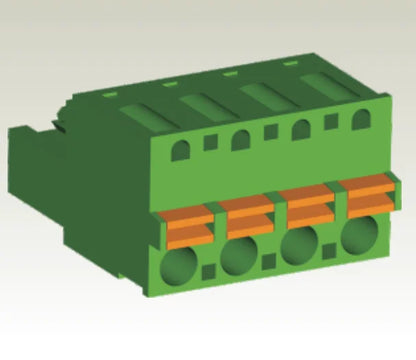 QPL-508 5.08mm Pitch 2-24P 300v 15A Green High Strength Spring Wire Strong Shock Resistance QPL Series Plug PCB Terminal Blocks