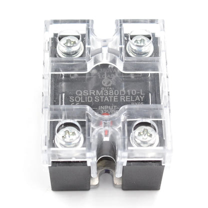 QSRM380D10-L 48-440VAC Ssr Relay Solid State Relay Miniature Voltage Regulator SSR Relay with Epoxy Protection Panel Mount SSR