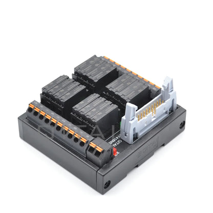 QMY416NSL-P  5A DC24V 7.5mA Relay Module 4 8 16 32 Channel PLC Terminal Block