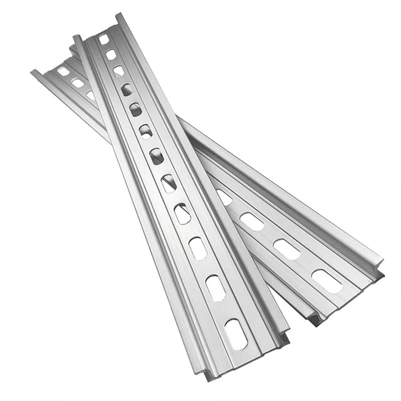 TH35-7.5 35mm Wide Conventional Steel Aluminum Control Panel Terminal Block Mounting Base Rail DIN RAIL