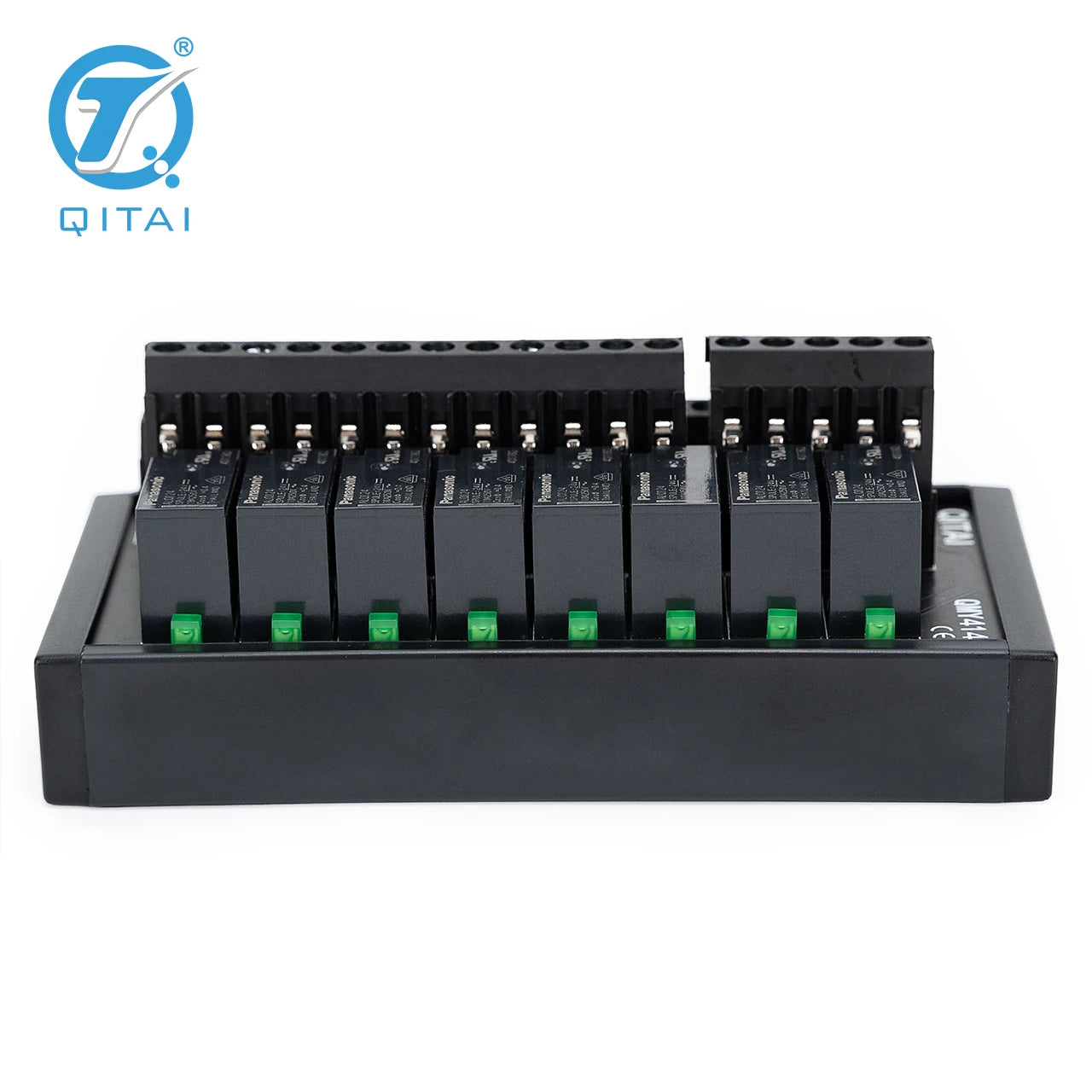 QMY414 DC24V 5A Relay Module 8 Channel PLC Terminal Block 400mW Contact 1C