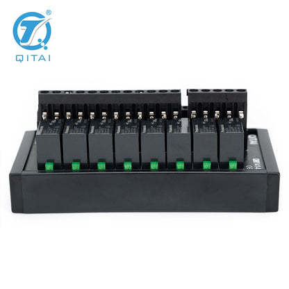 QMY414 DC24V 5A Relay Module 8 Channel PLC Terminal Block 400mW Contact 1C