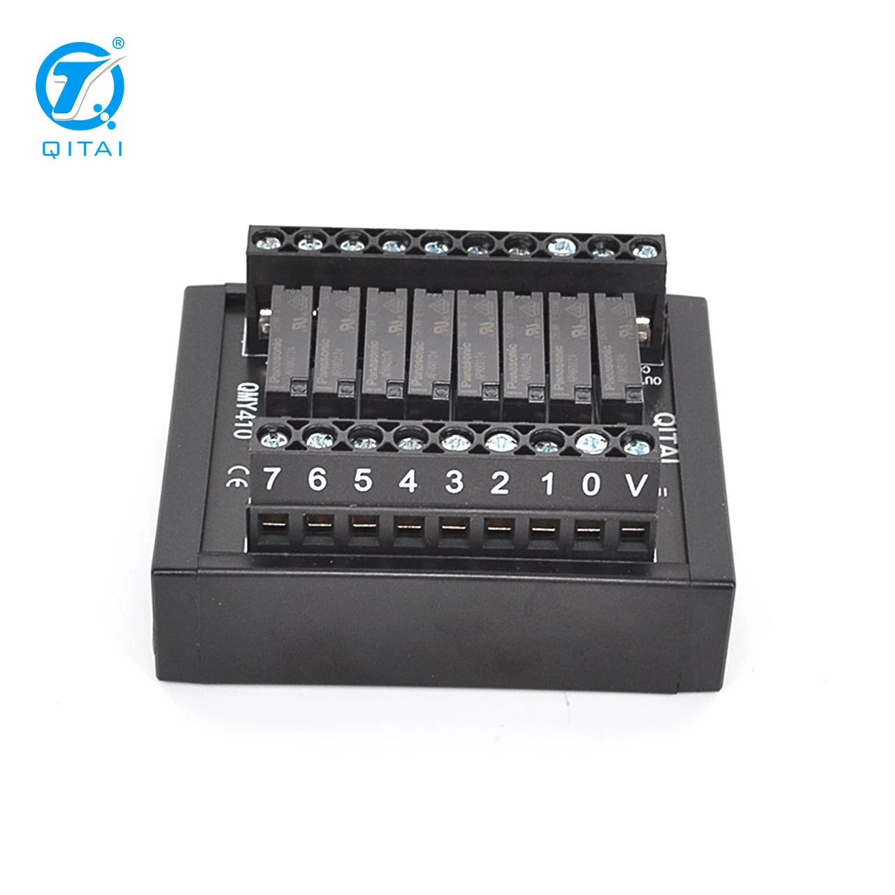 QMY410 Safe Quick High Quality PLC Wiring Terminal Blocks Module  DC24V 7.5mA Relay  8 Channel Terminal Blocks Module