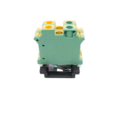 QUKJ-6JD Earth Electrical Terminals Din Rail Screw Include Divider Pieces End Terminal Blocks Terminal Strip