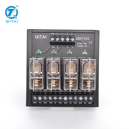 QMY432 10A Super Electromagnetic Power Relay Module NPN and  PNP 4 Channel 1C Terminal Block
