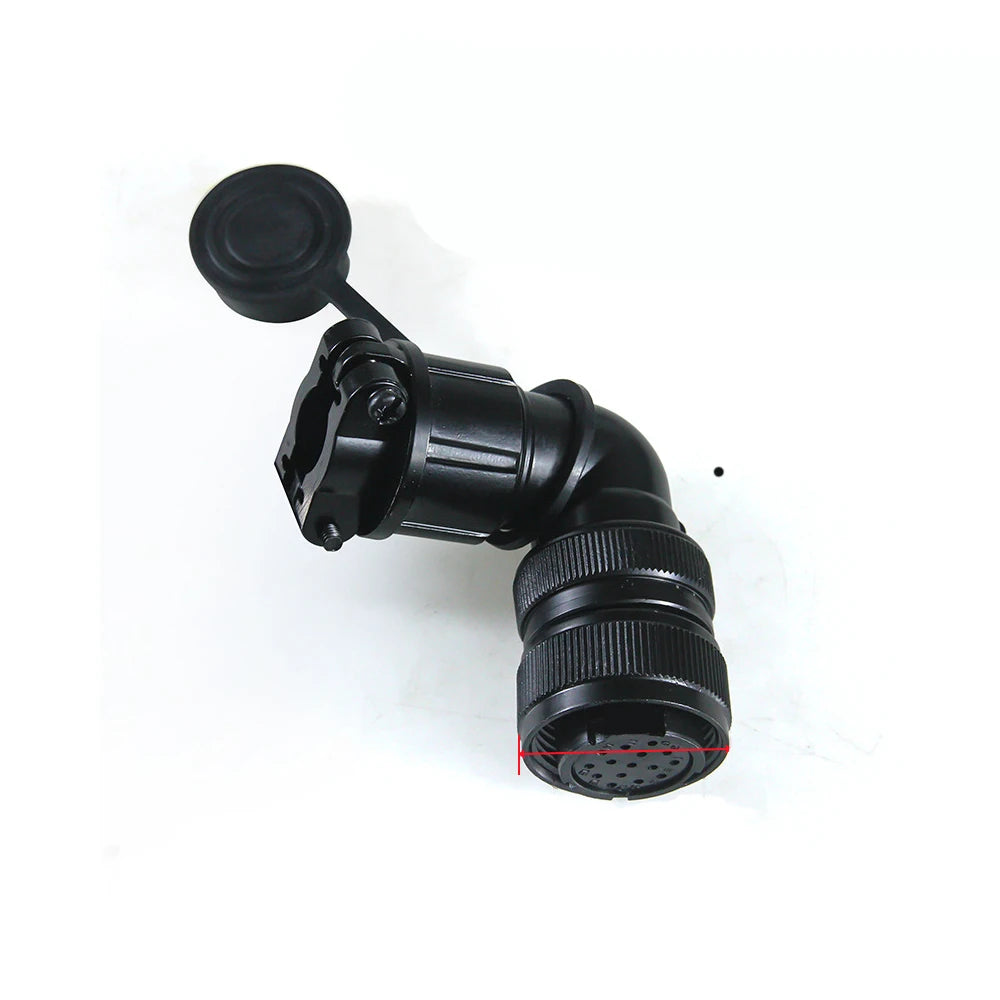 YF28-10D Industrial Copper Waterproof Aviation Adapter Plug Electrical Connector 4/7/10/15P Power Applications Multi Use