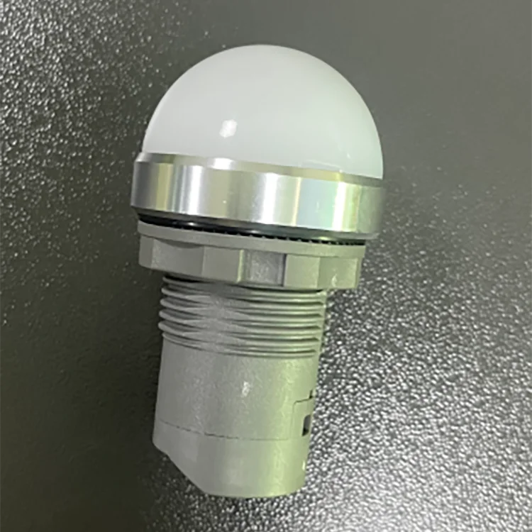 QDN22SA3 30mm Ball Head Metal signal Strong Light Red Green Yellow Bule Emitting LED Power Metal Indicator Light
