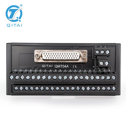 QMT04A High Quality Gold-Plated 44P Female D-SUB (RS323) PLC Connector DC24V Screw Terminal Push-In Connection Automotive 2A Max