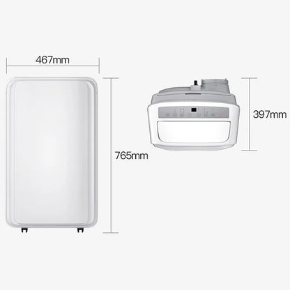 Compact Portable Aircon air Cooler Unit Adjustable Cooling Modes Low Noise Operation Energy Efficient Design for Home Office