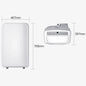 Compact Portable Aircon air Cooler Unit Adjustable Cooling Modes Low Noise Operation Energy Efficient Design for Home Office