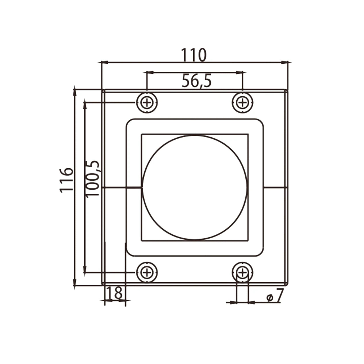 CES 64/1 PA66  UL94 Cable Entry Access Quality Cable Management Kit Plate Panel Wiring Electrical Insulation Frame Accessories