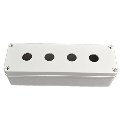 TJ-AJ-0825-K4 Button Hole Polycarbonate Waterproof Electrical Junction Box IP65 Dustproof Enclosure for Industrial Automation