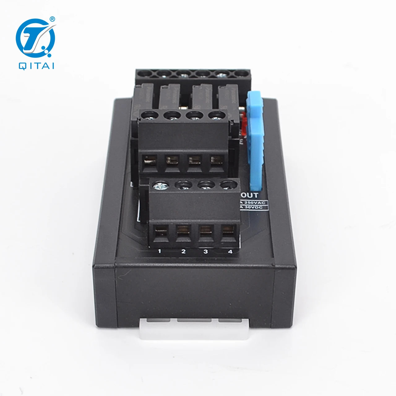 QMY400A 4 SSR Converter Module DC24V Input Output Intermediate Relay Terminal Block Screw Mount for PLC Control System Interface