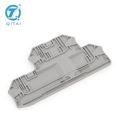 QPTV-2.5/2-2G Din Rail Terminal Blocks D-PTTBV 2,5/4 End Cover Electrical Control Connection Terminal Block Accessories