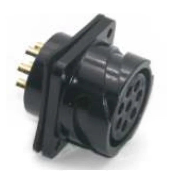 QITAI K32-8H Industrial Waterproof Aviation Adapter Socket Electrical Connector 8P Power Microwave Multi-Application PC Pipe