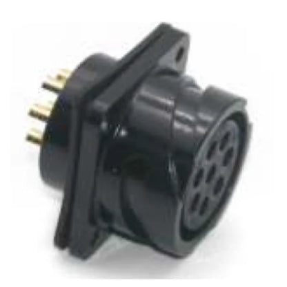 QITAI K32-8H Industrial Waterproof Aviation Adapter Socket Electrical Connector 8P Power Microwave Multi-Application PC Pipe