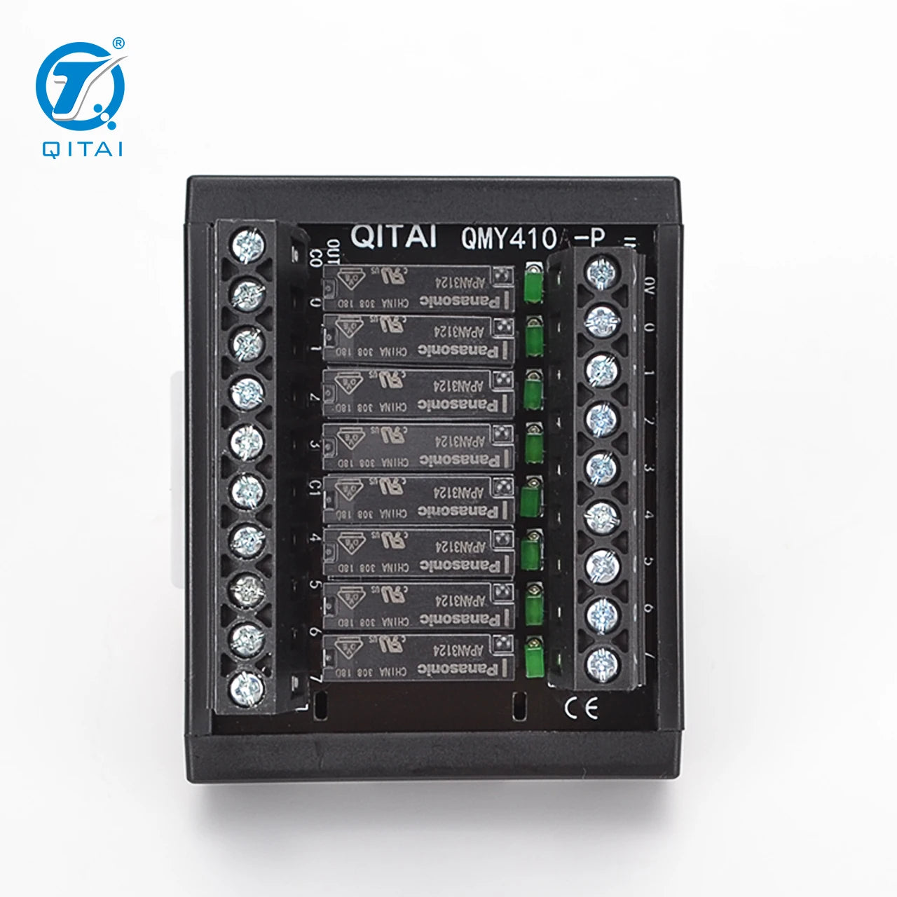 QMY410-P DC24V 7.5mA Relay Module 8 Channel PLC Terminal Block 180mW Contact 1a