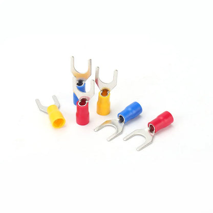 SV1.25-3 Y Shape Insulated Twin Cord End Tubular Crewel  Pre-Insulating Electrical Wire Connector Insulated Crimp Connectors