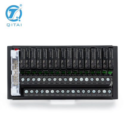 QITAI QMY416-P Input Output DC24V Relay Module 4 SSR PLC Terminal Blocks 16 Channel Bits 1A 11-20 AWG Screw Connection