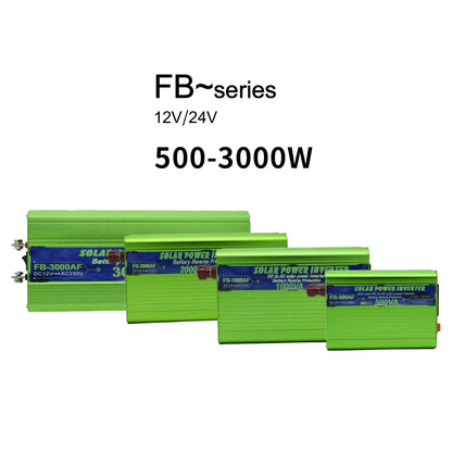 FB Series Solar Inverter for Home Appliance Solar Use 50Hz  80% Efficiency Solar Invert System 500W-3000W