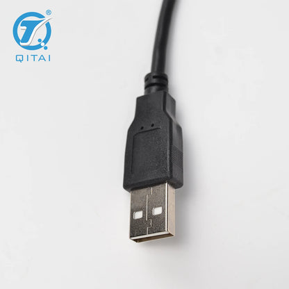 QITAI QX205-1-300 4-Conductor USB 2.0 Extension Cable 0.3-5m for Charging & Data Transmission with D-SUB Interface