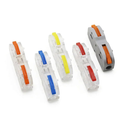 QPCT Wire Quick Single Combination Splicing Connectors Push Wire Quick Wire Push Press Easy Install Terminal Blocks