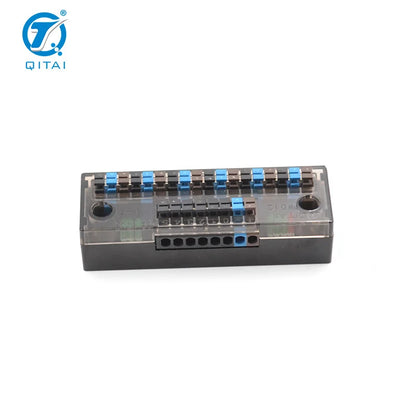 QMT281-6 IO signal Distribution Box Terminal Block Connection Cable with Dust Cover Cap and LED Indication