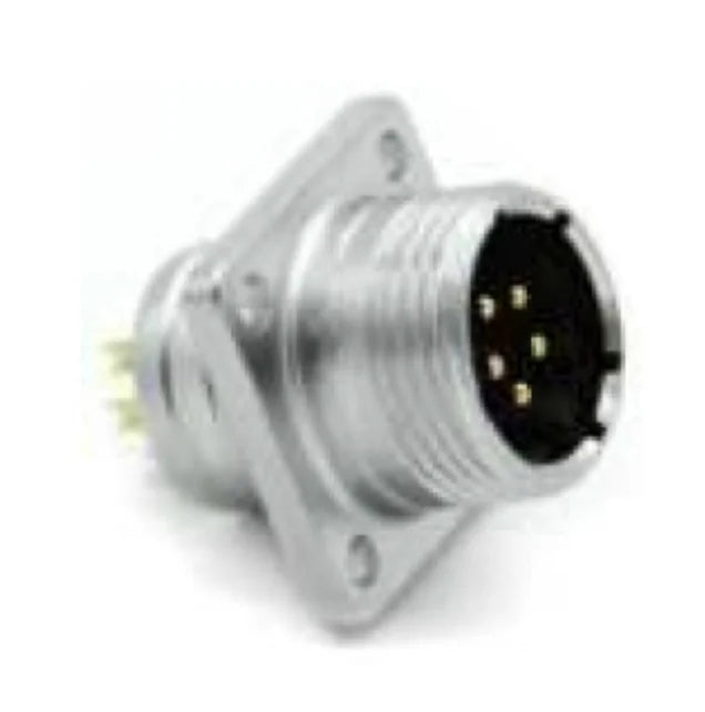 P12-5H GX12 Flange Power Wire Connections E 2Pin-7Pin Male Female 12mm Circular Aviation Socket Plug Panel Connector