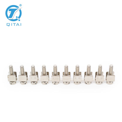 FBI 10-10 Plug-In Din Rail Terminal Block Central Fixed Bridge Screw Bridge Screw Terminal Block Plugging Jumper