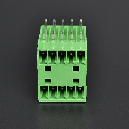 QSD-350R-2X5P Green Simple 5P Male Female PCB Screw Terminal Blocks 3.50mm Pitch with Double-Deck Option