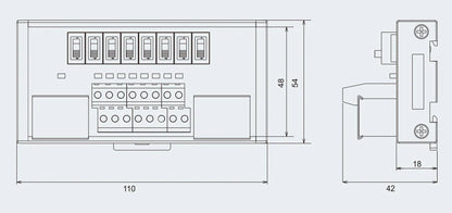 QMT077 PLC Interface Terminal Block application view
