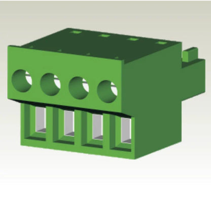 QPZ-381 3.81mm Pitch 2-24P 300v 10A M2.0 Screw Green High Strength QPZ Series Plug PCB Terminal Blocks