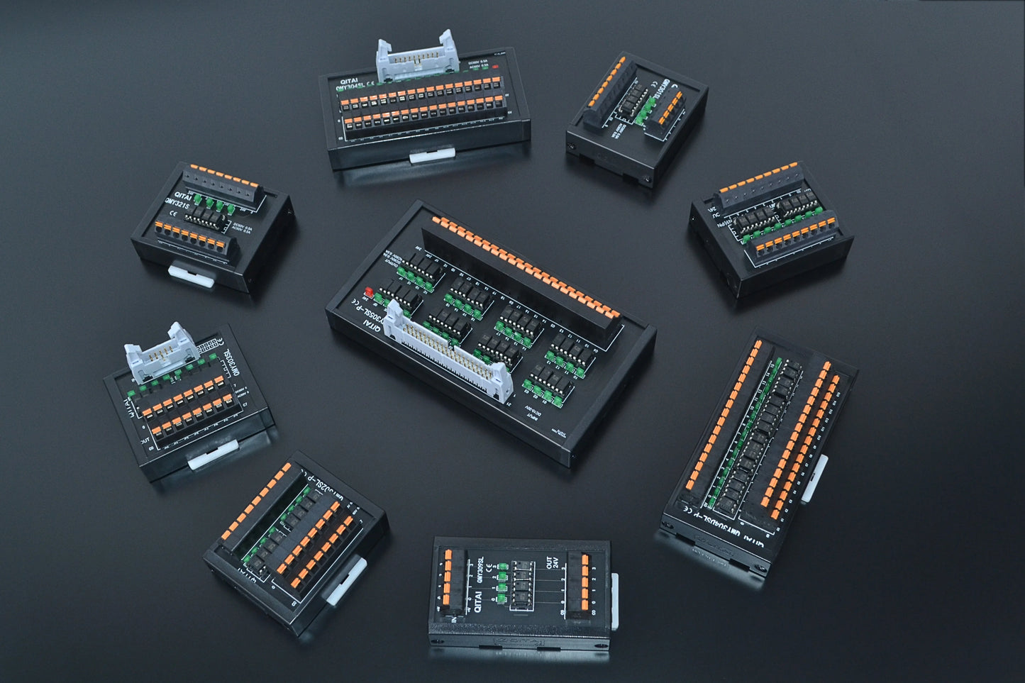 QMT026SL 26 PIN Input Output Spring Type European General Use MIL Wire Connector Electric Terminal Block Module