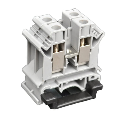 QUKJ-10 Screw DIN Rail Terminal Block front view