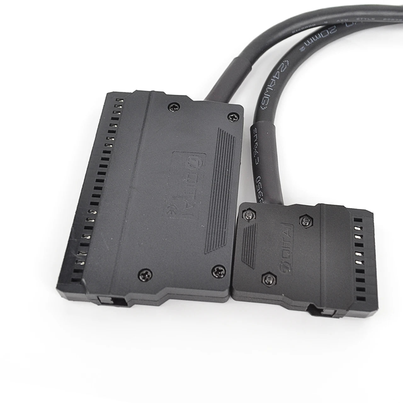 QITAI QX215-11-500 20P 4-Conductor Copper MIL Cable AWG28 Terminal Block Connection I/O PLC