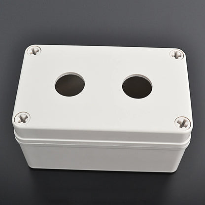 TJ-0813-K2 2-hole Push-button Junction Box IP66 Waterproof Plastic Enclosure  Box ABS 80*130*70MM
